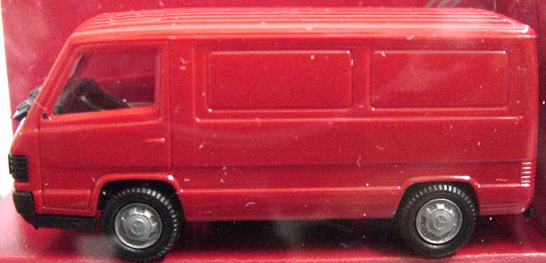 Foto 1:87 Mercedes-Benz 100D Kasten rot herpa 040884