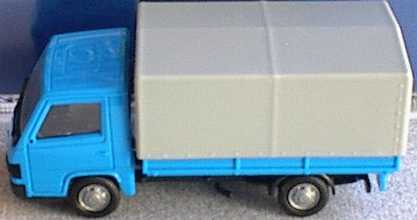 Foto 1:87 Mercedes-Benz 100D PP blau herpa 041041