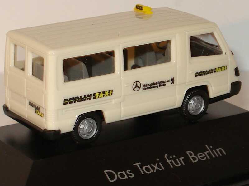 Foto 1:87 Mercedes-Benz 100 II Bus Taxi Berlin Taxi, AAA ´94 Werbemodell herpa