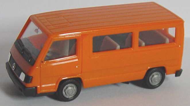 Foto 1:87 Mercedes-Benz 100 II Bus orange herpa 041621