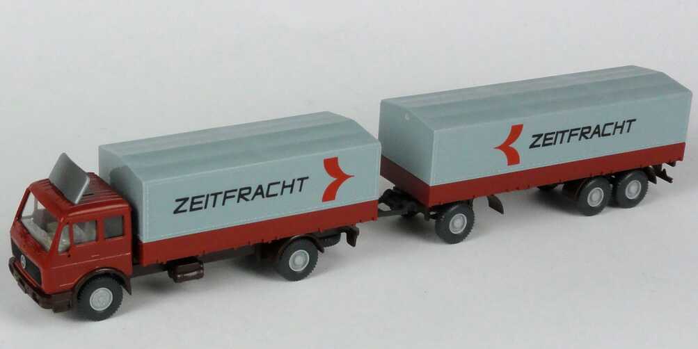 Foto 1:87 Mercedes-Benz 1632 (L) PPHgz 2/3 Zeitfracht, Grill ohne Querstrebe Wiking 455
