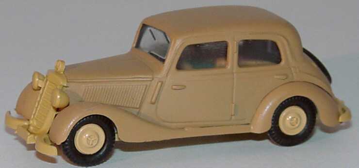 Foto 1:87 Mercedes-Benz 170V Limousine Militär lehmbraun Praliné