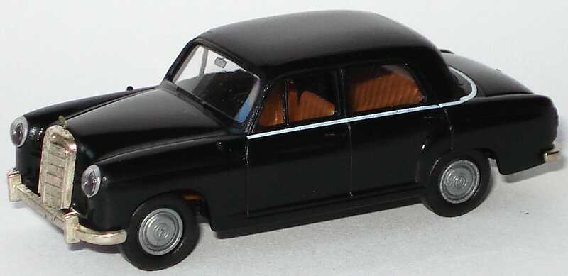 Foto 1:87 Mercedes-Benz 180 Taxi schwarz Brekina