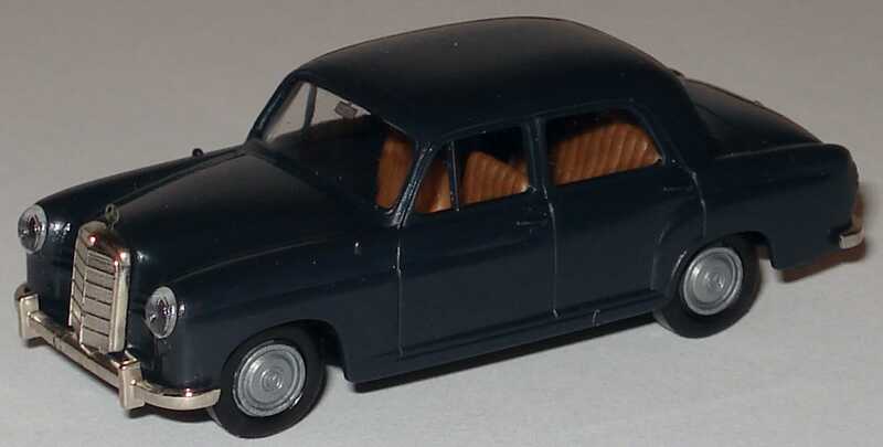 Foto 1:87 Mercedes-Benz 180 (Ponton) anthrazit Brekina 2300