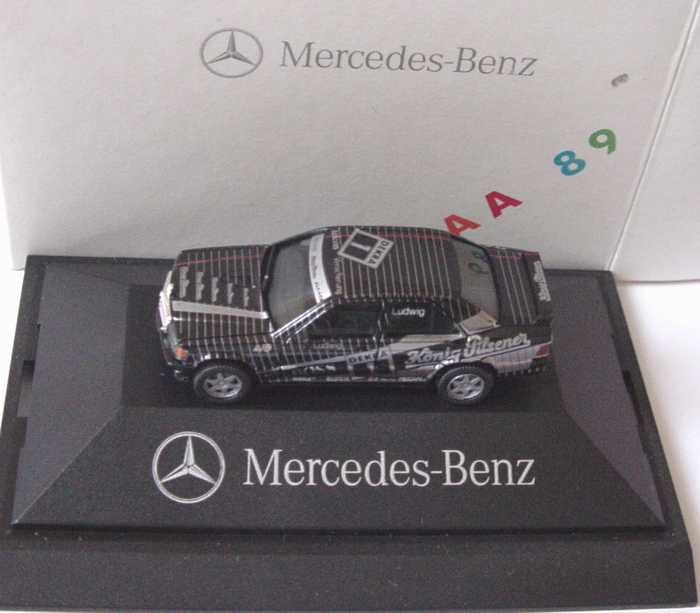 Foto 1:87 Mercedes-Benz 190E 2.3-16 DTM 1989 AMG Nr.1, Klaus Ludwig, IAA 89 Werbemodell herpa