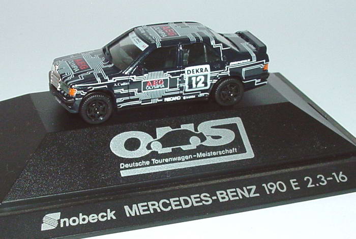 Foto 1:87 Mercedes-Benz 190E 2.3-16 DTM 1989 Snobeck, AEG Nr.12, Cudini herpa 3514