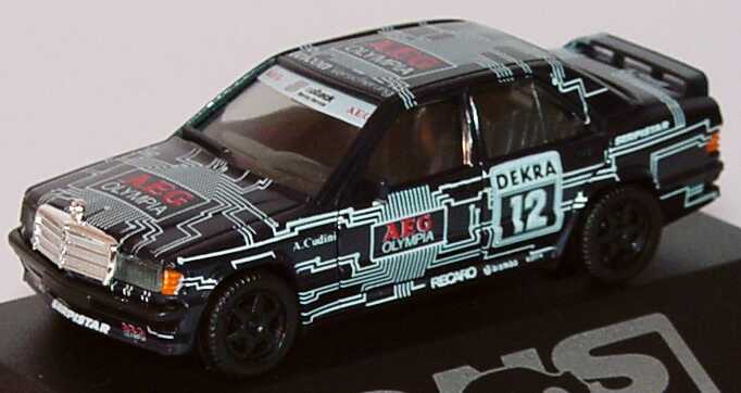 Foto 1:87 Mercedes-Benz 190E 2.3-16 DTM 1989 - Snobeck AEG Nr.12 Cudini - herpa 3514