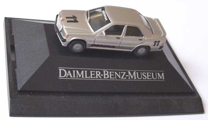 Foto 1:87 Mercedes-Benz 190E 2.3-16 campagner-met. Nr.11, Senna Werbemodell herpa