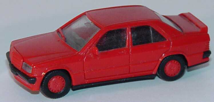 Foto 1:87 Mercedes-Benz 190E 2.3-16 rot, Felgen rot (Bastelware) herpa