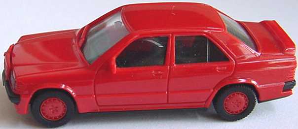 Foto 1:87 Mercedes-Benz 190E 2.3-16 rot, Felgen rot herpa 2042