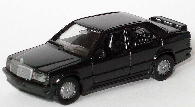 Foto 1:87 Mercedes-Benz 190E 2.3-16 schwarzmet., Kühlergrill grau herpa 3042