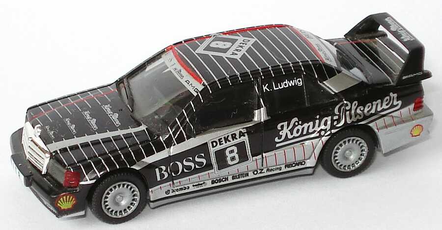 Foto 1:87 Mercedes-Benz 190E 2.5-16 Evolution II DTM 1991 AMG, König-Pilsener Nr.8, K. Ludwig (ohne PC-Box) herpa 3537