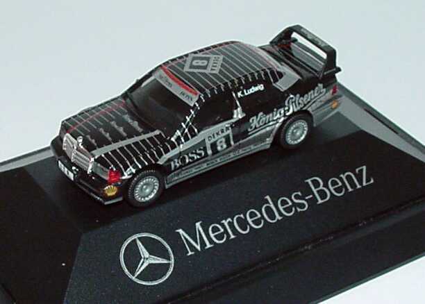 Foto 1:87 Mercedes-Benz 190E 2.5-16 Evolution II DTM 1991 AMG, König-Pilsener Nr.8, Ludwig Werbemodell herpa Q8098700