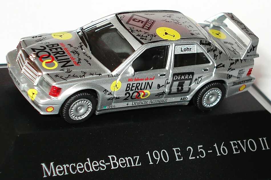 Foto 1:87 Mercedes-Benz 190E 2.5-16 Evolution II DTM 1992 AMG-Berlin 2000 Nr.5, Lohr Werbemodell herpa B66005300
