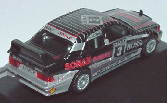 Foto 1:87 Mercedes-Benz 190E 2.5-16 Evolution II DTM 1992 AMG, Sonax Nr.3, Ludwig Werbemodell herpa B66005302