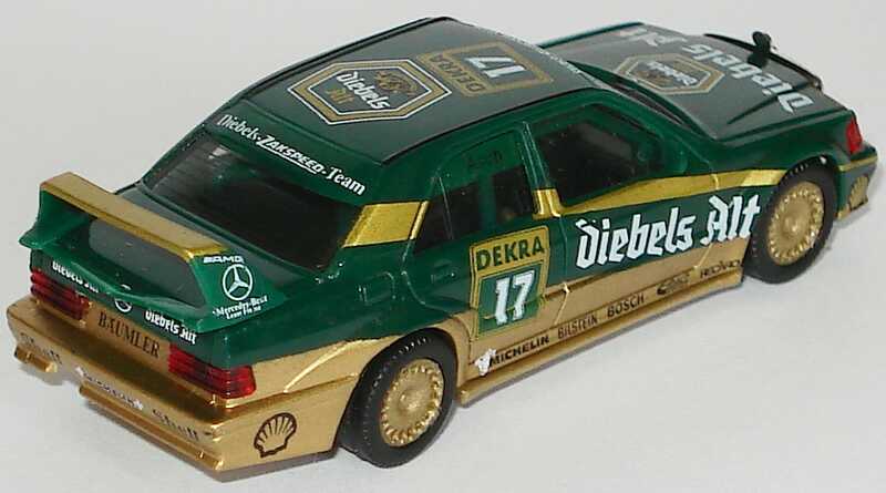 Foto 1:87 Mercedes-Benz 190E 2.5-16 Evolution II DTM 1992 Zakspeed-Diebels Nr.17, Asch (Bastelware) herpa 035583