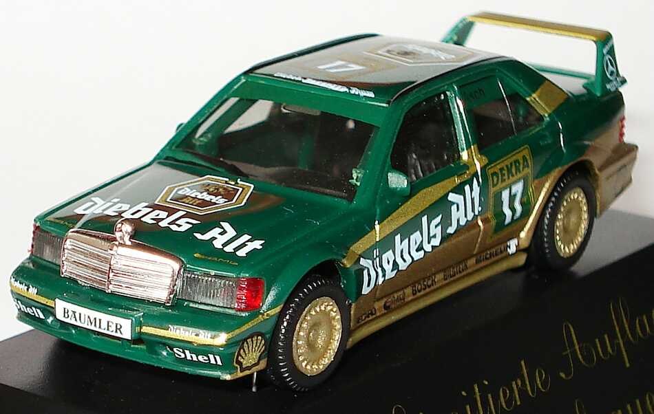 Foto 1:87 Mercedes-Benz 190E 2.5-16 Evolution II DTM 1992 Zakspeed-Diebels Nr.17, Asch (Diebels Alt) herpa