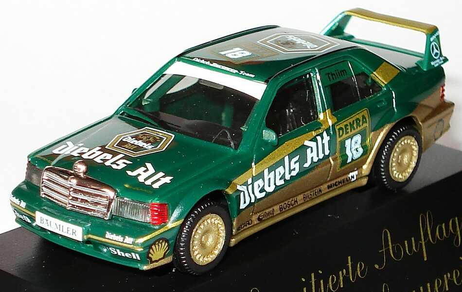 Foto 1:87 Mercedes-Benz 190E 2.5-16 Evolution II DTM 1992 Zakspeed-Diebels Nr.18, Thiim (Diebels Alt) herpa