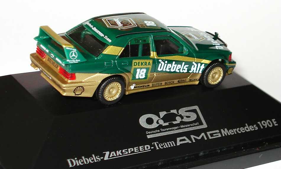 Foto 1:87 Mercedes-Benz 190E 2.5-16 Evolution II DTM 1992 Zakspeed-Diebels Nr.18, Thiim (Diebels Alt) herpa
