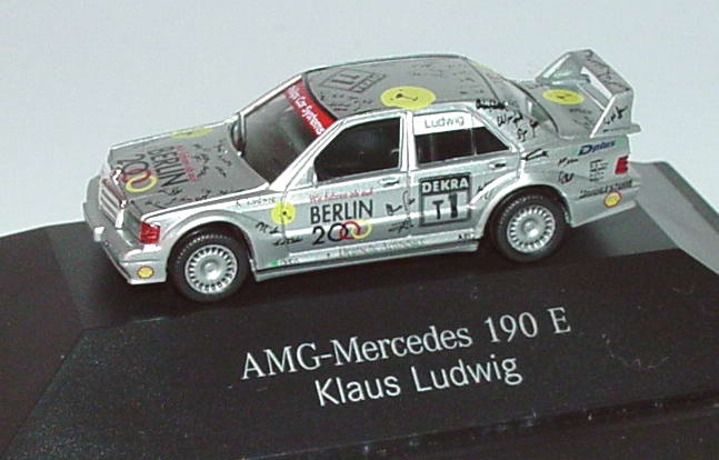 Foto 1:87 Mercedes-Benz 190E 2.5-16 Evolution II DTM 1993 AMG-Berlin 2000 Nr.T1, Ludwig Werbemodell herpa B66005619