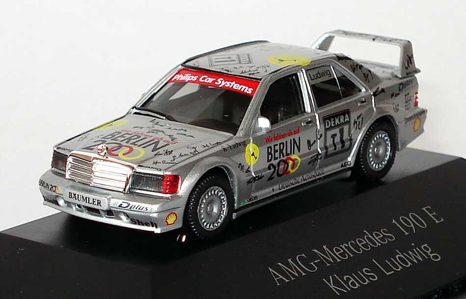 Foto 1:87 Mercedes-Benz 190E 2.5-16 Evolution II DTM 1993 AMG-Berlin 2000 Nr.T1, Ludwig Werbemodell herpa B66005619