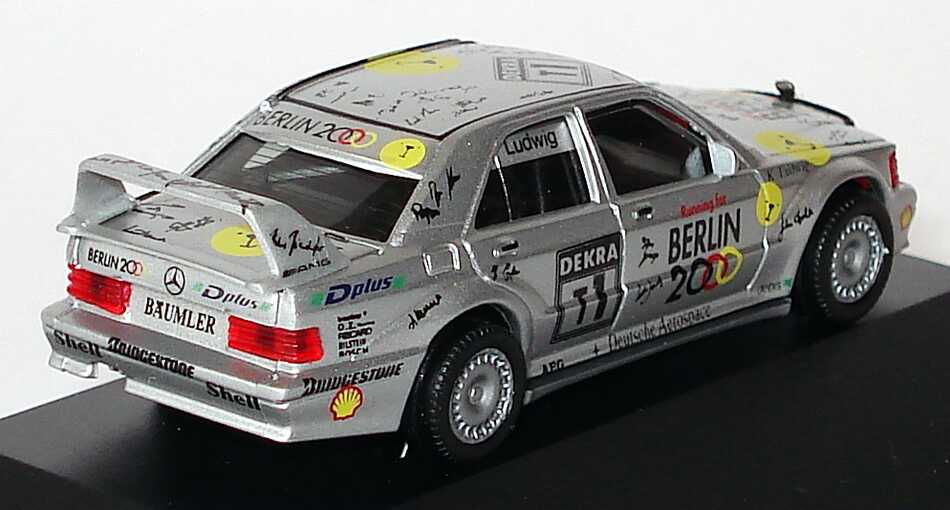 Foto 1:87 Mercedes-Benz 190E 2.5-16 Evolution II DTM 1993 AMG-Berlin 2000 Nr.T1, Ludwig Werbemodell herpa B66005619