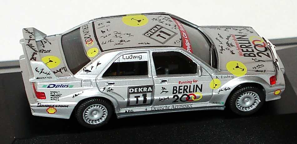 Foto 1:87 Mercedes-Benz 190E 2.5-16 Evolution II DTM 1993 AMG-Berlin 2000 Nr.T1, Ludwig Werbemodell herpa B66005619