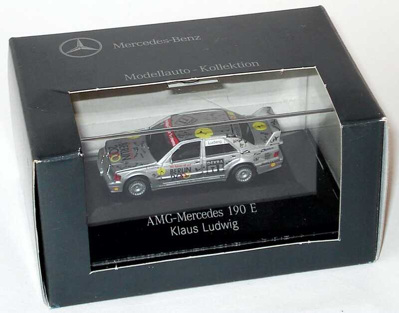 Foto 1:87 Mercedes-Benz 190E 2.5-16 Evolution II DTM 1993 AMG-Berlin 2000 Nr.T1, Ludwig Werbemodell herpa B66005619