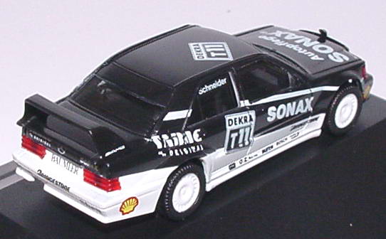 Foto 1:87 Mercedes-Benz 190E 2.5-16 Evolution II DTM 1993 AMG-Sonax Nr.T11, Bernd Schneider Werbemodell herpa B66005617