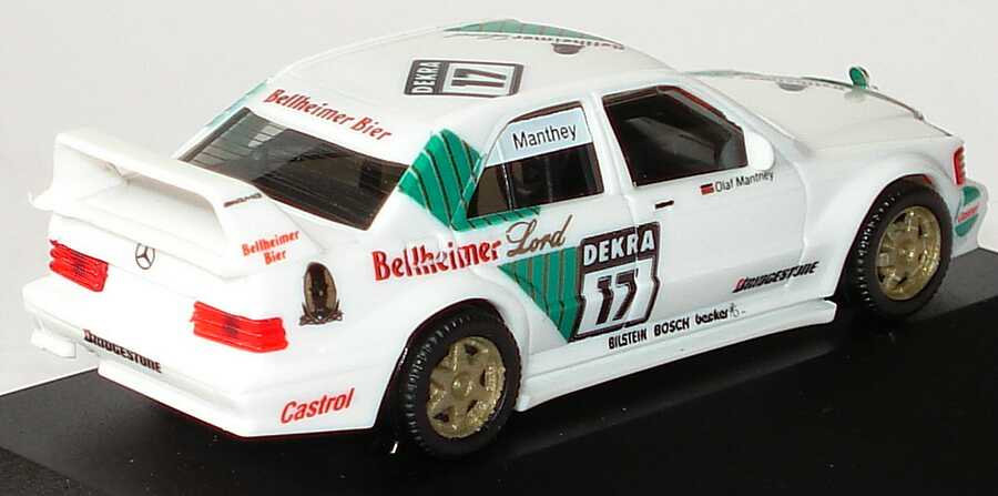 Foto 1:87 Mercedes-Benz 190E 2.5-16 Evolution II DTM 1993 Persson Bellheimer Nr.17 Olaf Manthey - herpa 181815