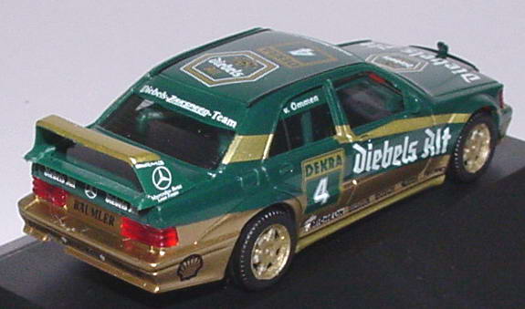 Foto 1:87 Mercedes-Benz 190E 2.5-16 Evolution II DTM 1993 Zakspeed-Diebels Nr.4, van Ommen Werbemodell herpa B66005622