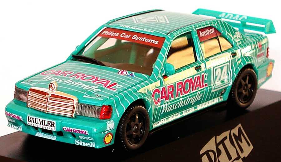 Foto 1:87 Mercedes-Benz 190E 2.5-16 Evolution II DTM 1994 DTM-Junior-Team, Car Royal Nr.24, Amthor herpa 036207