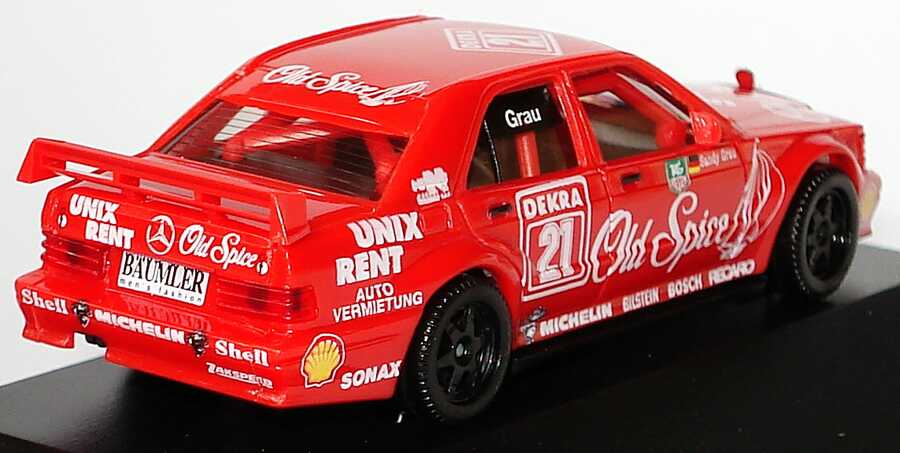 Foto 1:87 Mercedes-Benz 190E 2.5-16 Evolution II DTM 1994 DTM-Junior-Team, Old Spice Nr.21, Grau herpa 036214