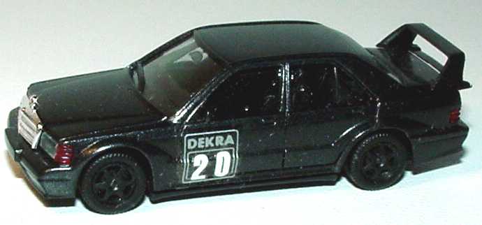 Foto 1:87 Mercedes-Benz 190E 2.5-16 Evolution II Nr.20 schwarz-met. (Umbau) herpa