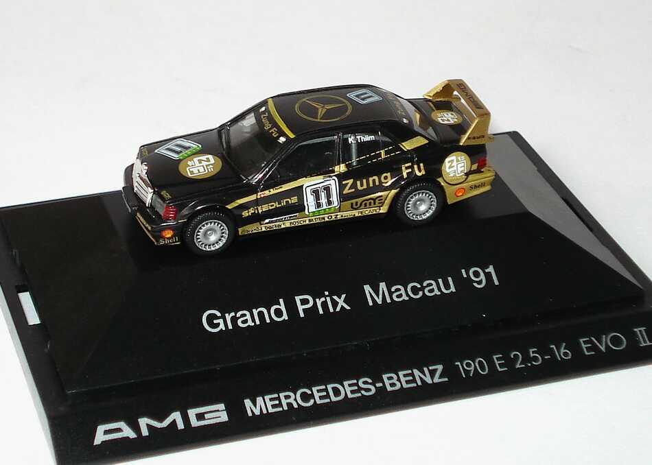 Foto 1:87 Mercedes-Benz 190E 2.5-16 Evolution II Guia Race Macau GP 1991 Zung Fu Nr.11 Kurt Thiim - herpa