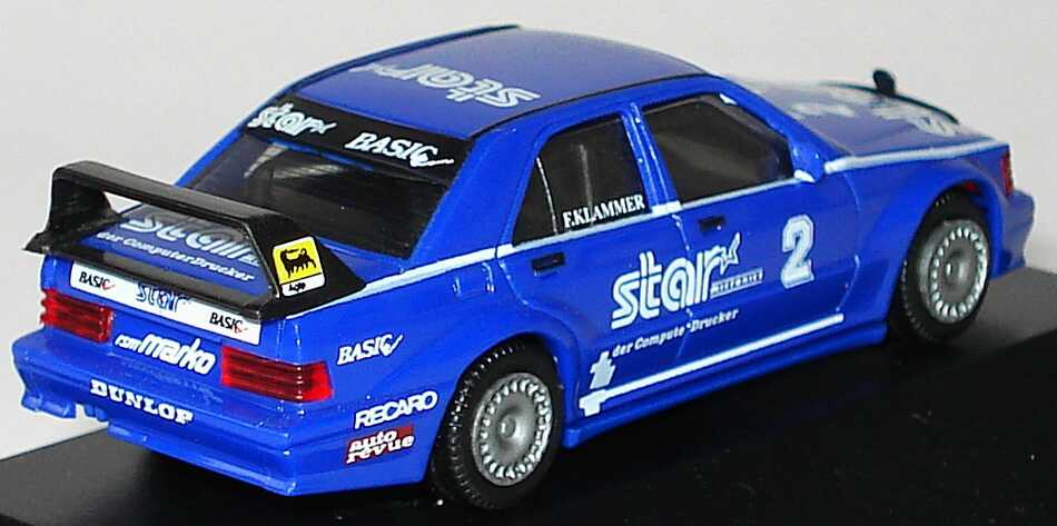 Foto 1:87 Mercedes-Benz 190E 2.5-16 Evolution II ÖSTW Star Nr.2, F. Klammer herpa