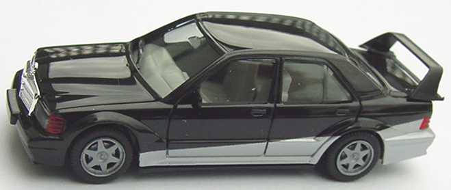 Foto 1:87 Mercedes-Benz 190E 2.5-16 Evolution II schwarz/silber-met. herpa 188814