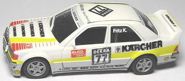 Foto 1:87 Mercedes-Benz 190E 2.5-16 Evolution I DTM 1990 AMG, Kärcher Nr.77, Fritz K., Evo-Felgen herpa 3523