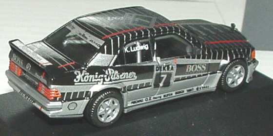 Foto 1:87 Mercedes-Benz 190E 2.5-16 Evolution I DTM 1990 AMG, König-Pilsener Nr.7, K. Ludwig Werbemodell herpa
