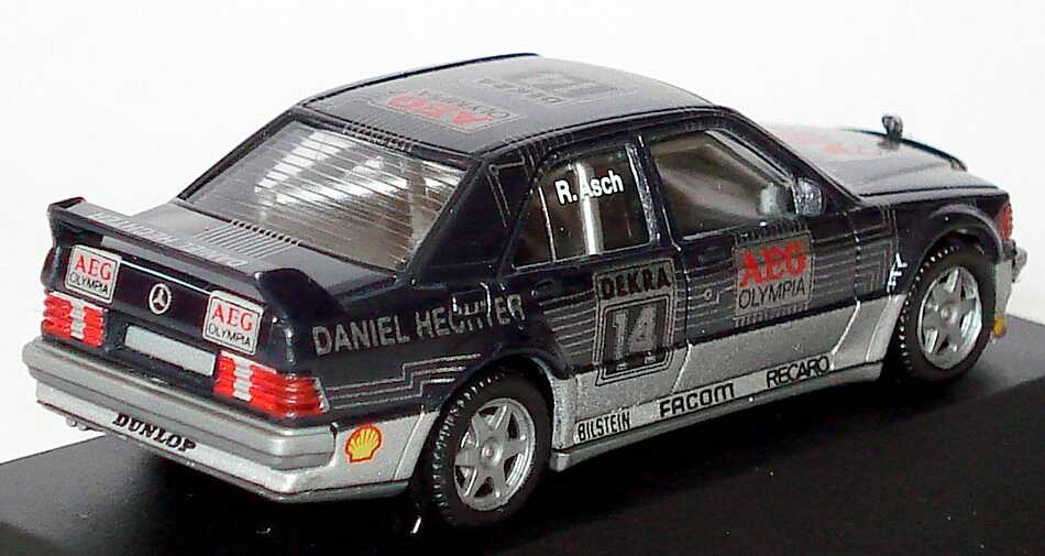 Foto 1:87 Mercedes-Benz 190E 2.5-16 Evolution I DTM 1990 Snobeck, AEG Nr.14, Asch Werbemodell herpa
