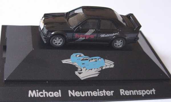 Foto 1:87 Mercedes-Benz 190E 2.5-16 Evolution I schwarz Herpa Motorsport, Michael Neumeister Rennsport herpa