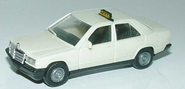 Foto 1:87 Mercedes-Benz 190E Taxi (IA schwarz, Kühlergrill verchromt) herpa