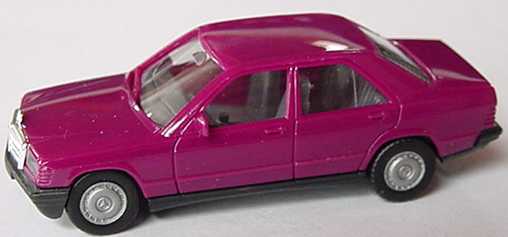 Foto 1:87 Mercedes-Benz 190E brombeerrot herpa 2040