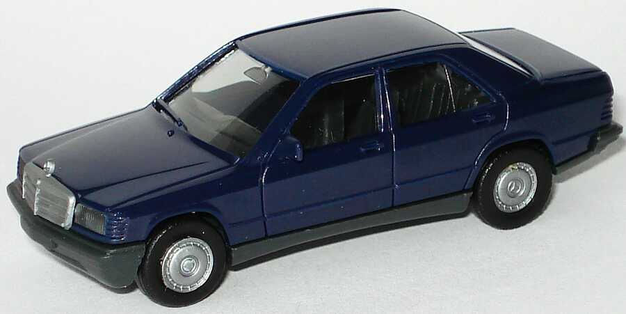 Foto 1:87 Mercedes-Benz 190E dunkelblau, IA schwarz herpa 2040