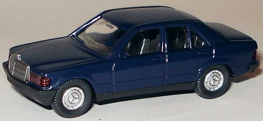 Foto 1:87 Mercedes-Benz 190E dunkelblaugrau Wiking 145