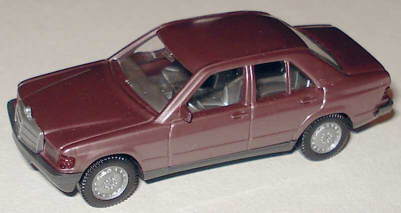 Foto 1:87 Mercedes-Benz 190E dunkelrosé-met. Wiking 145