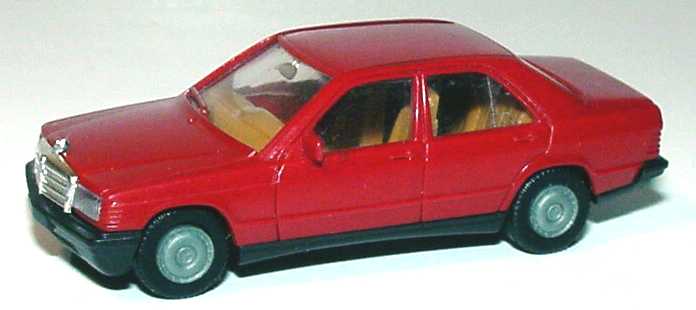 Foto 1:87 Mercedes-Benz 190E dunkelrot, IA beige herpa 2040