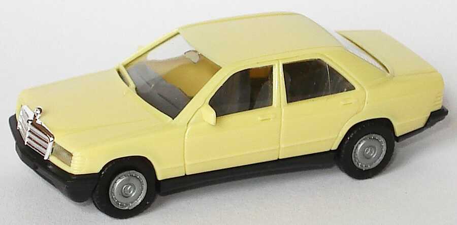 Foto 1:87 Mercedes-Benz 190E hellgelb herpa