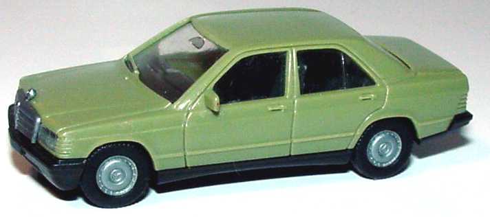 Foto 1:87 Mercedes-Benz 190E olivgrün, IA schwarz herpa 2040