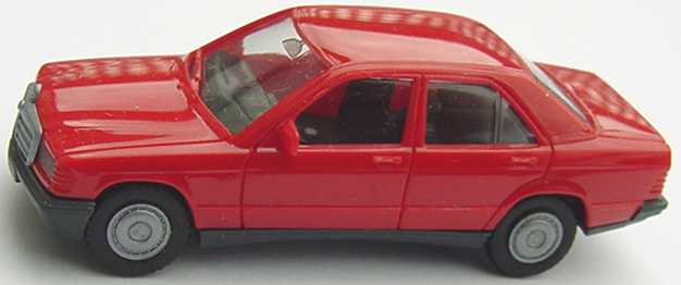 Foto 1:87 Mercedes-Benz 190E rot herpa 2040